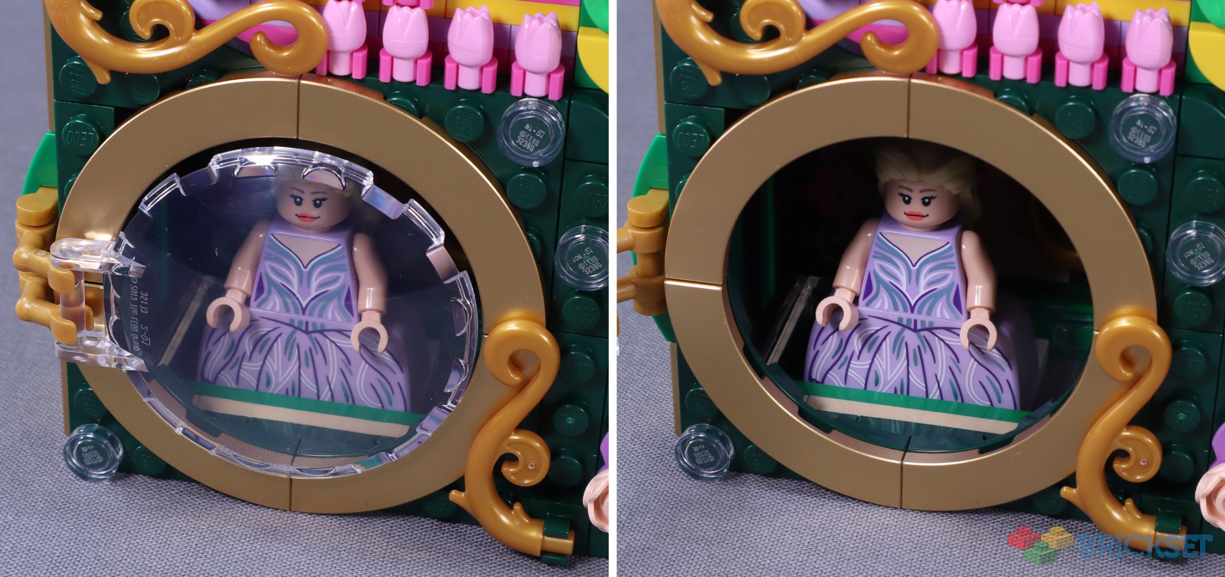 LEGO Wicked 75685 Emerald City Wall Art review | Brickset